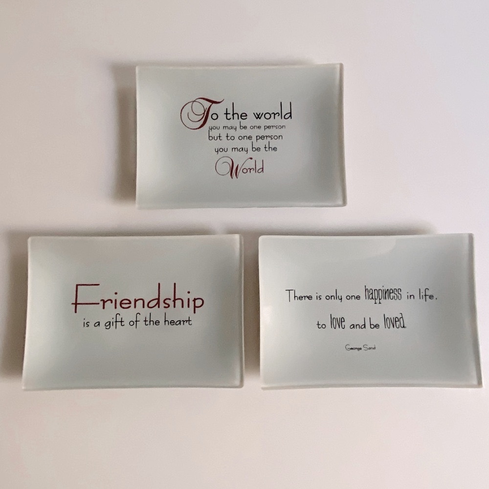 3/$22 Decorative Plates